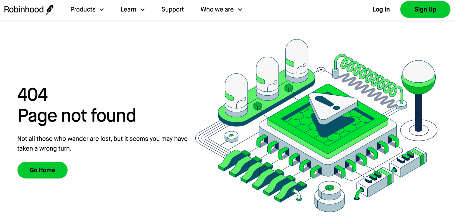 UX writing for an error page in Coursera