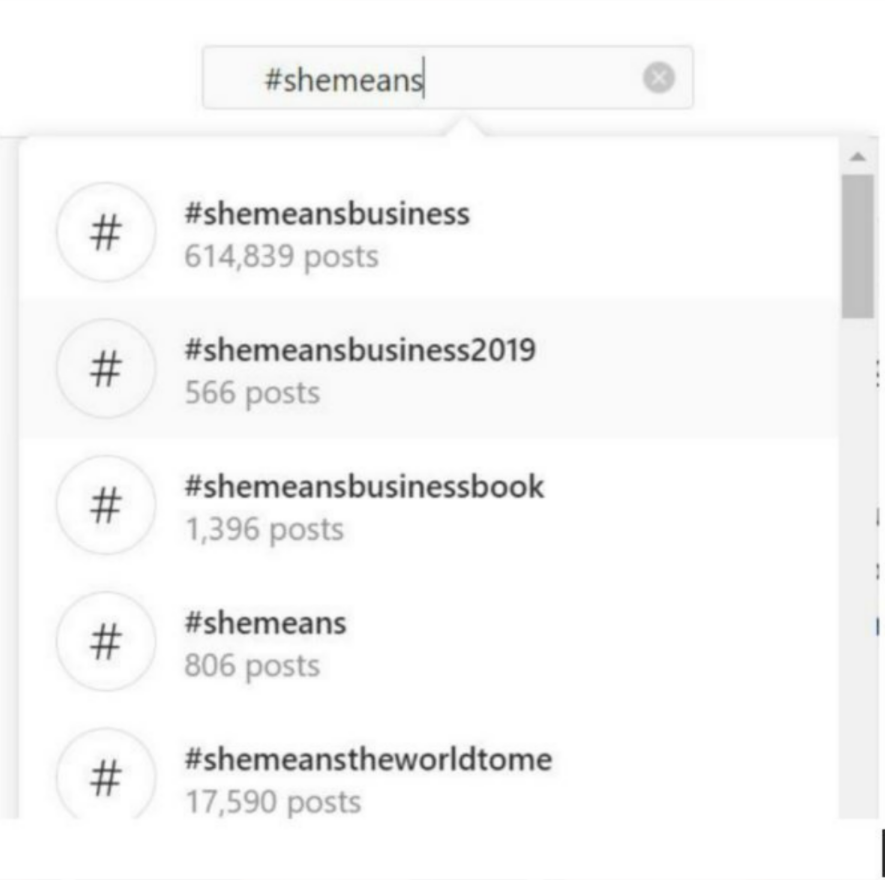 Using hashtags to grow social media presence