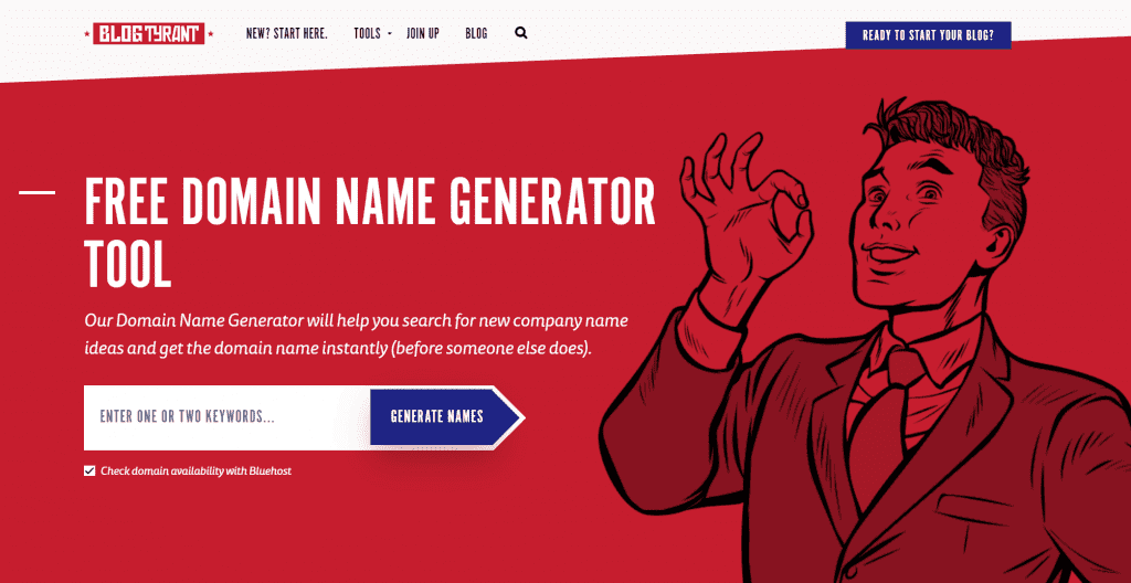 Blog Tyrant Blog Name Generator