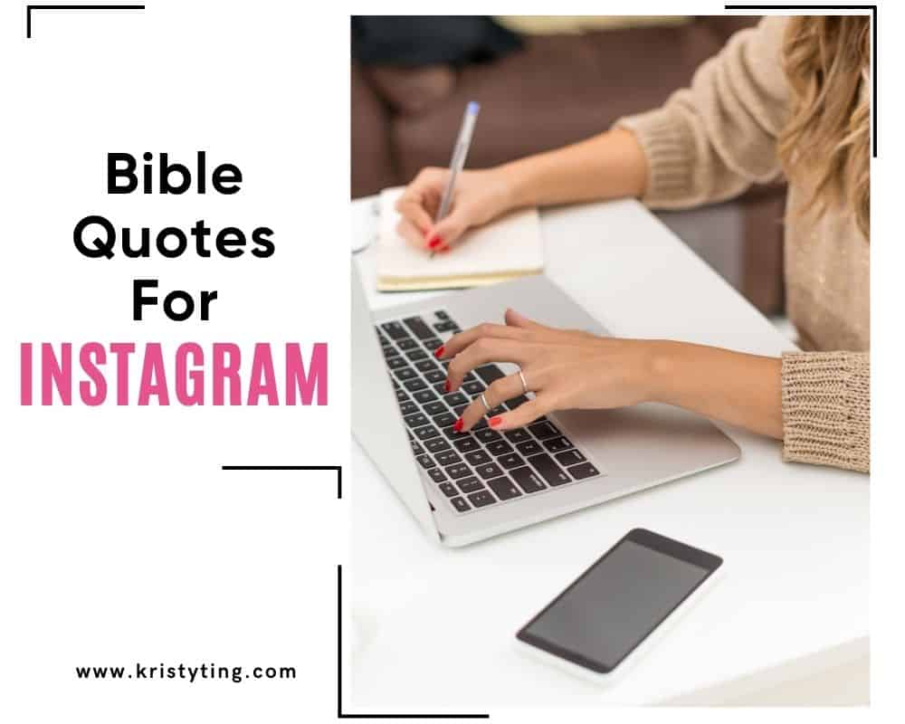 bible quotes for Instagram - blog header