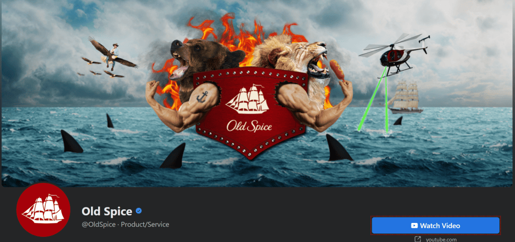 Old Spice facebook cover