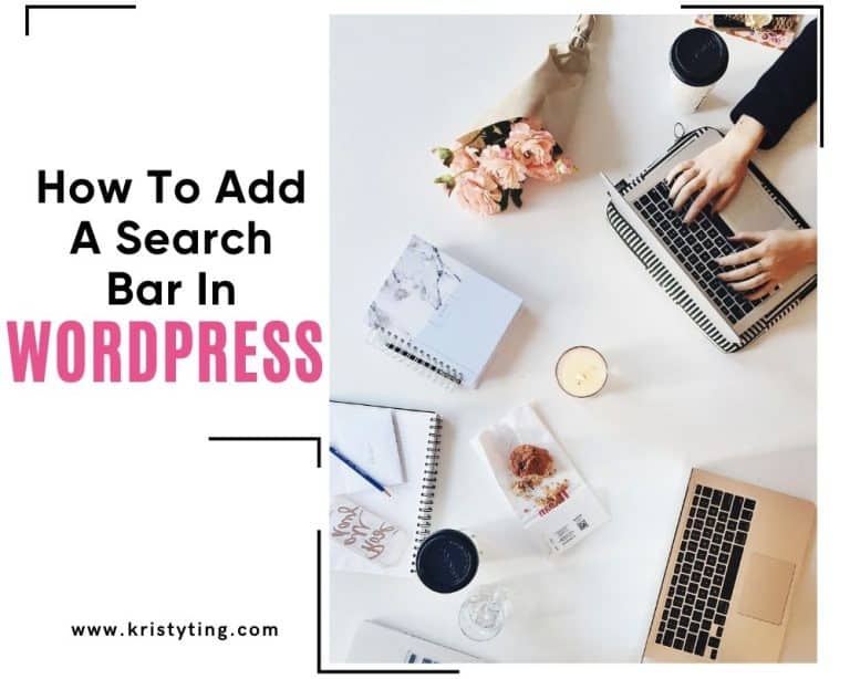 how to add a search bar in wordpress