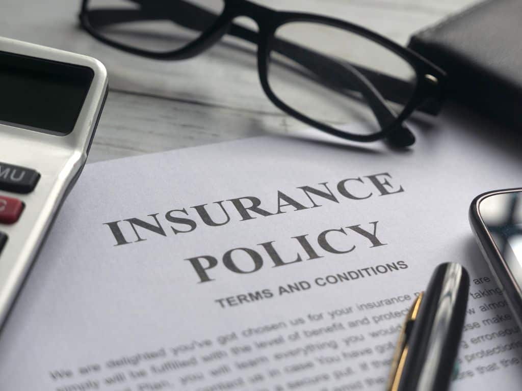 insurance email marketing: picture of insurance policy