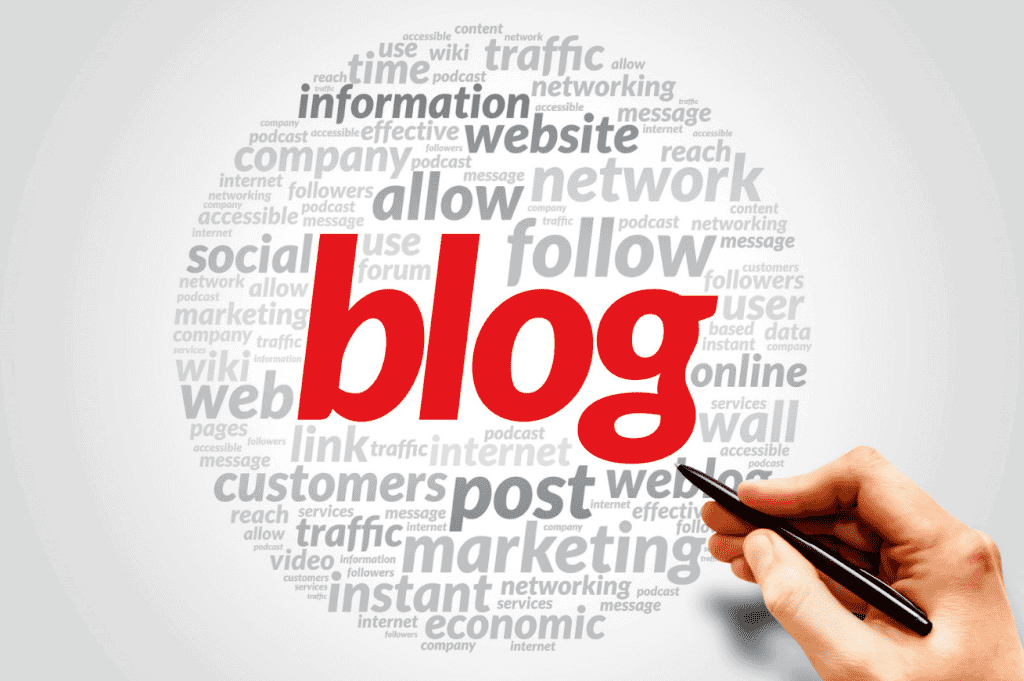 general image with the word blog