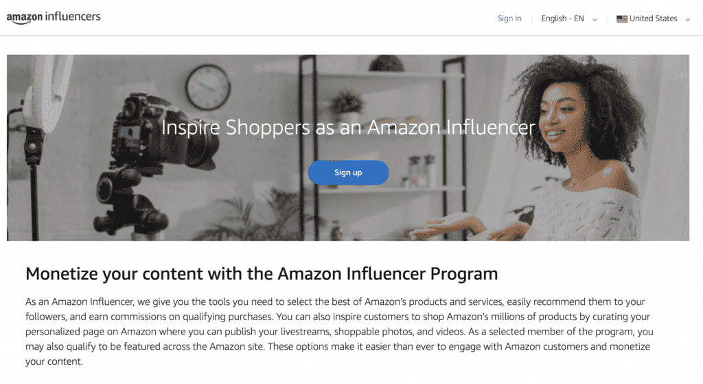 how to create an amazon storefront as an influencer