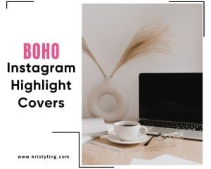 Boho Instagram Highlight Covers