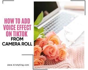 how to add voice effect on tiktok from camera roll