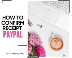 how to confirm receipt paypal