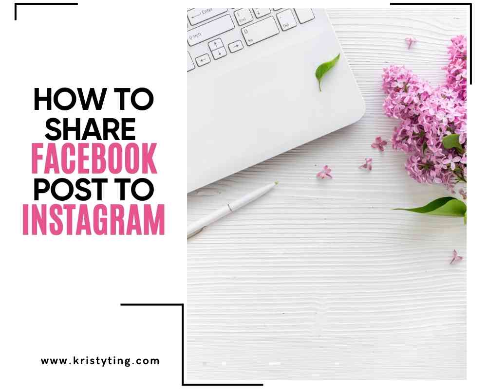 how to share facebook post to instagram