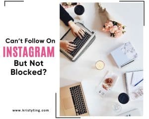 Can't Follow Someone On Instagram But Not Blocked.