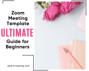 Zoom Meeting Template