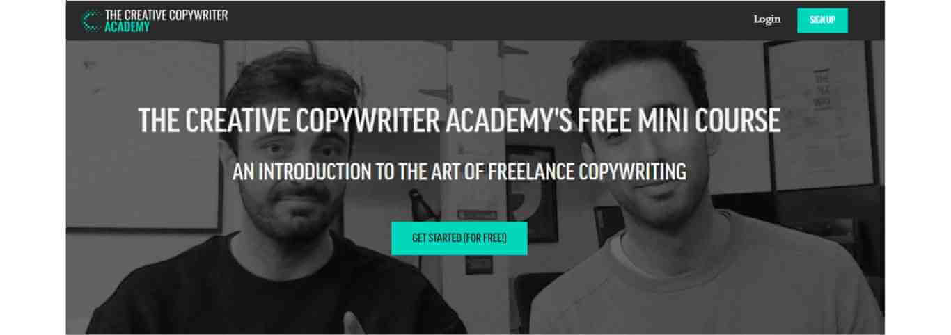 The creative copywriter academy's free mini course