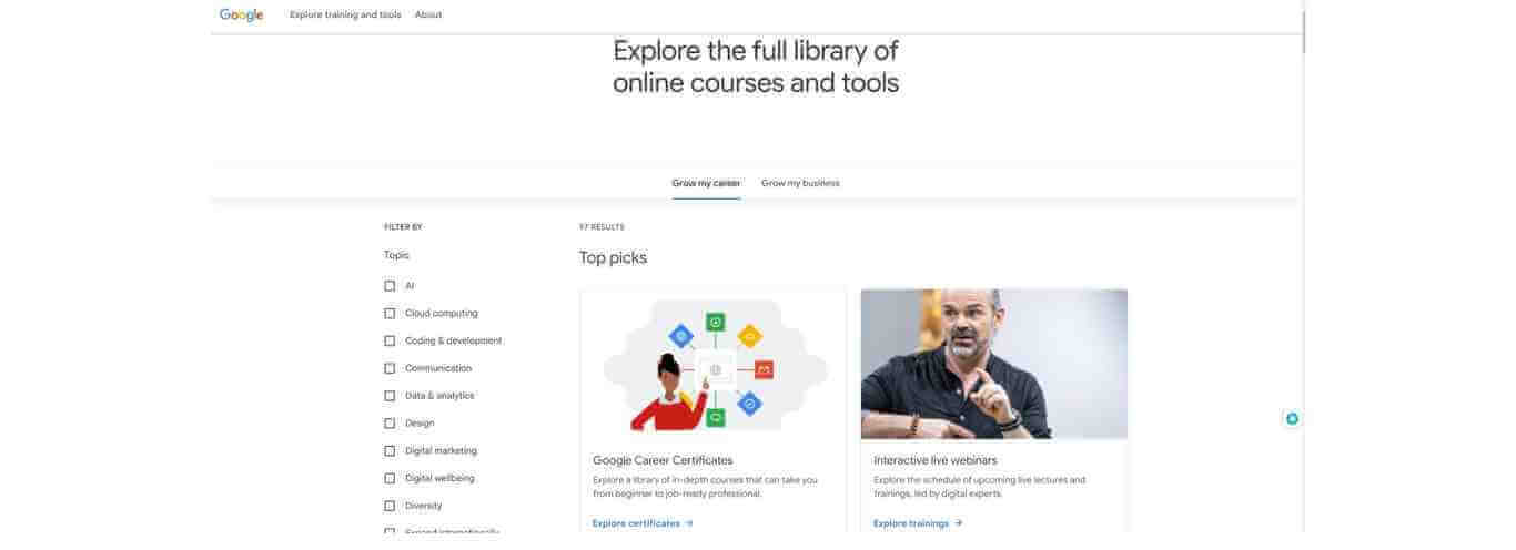 Google Digital Garage: Writing for Digital Audiences copywriting course