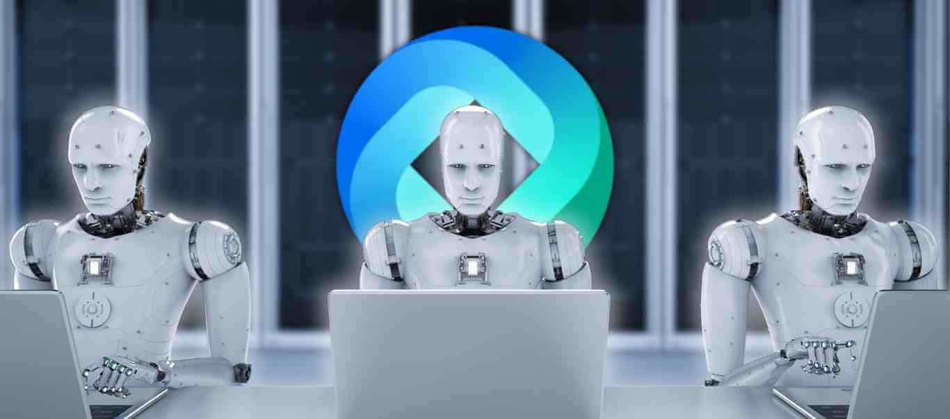 AI robots doing the AI-writing for you