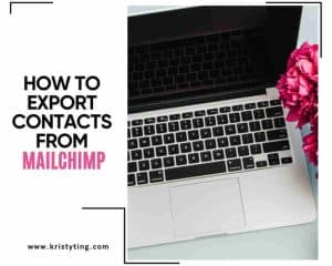 How to export contacts from mailchimp