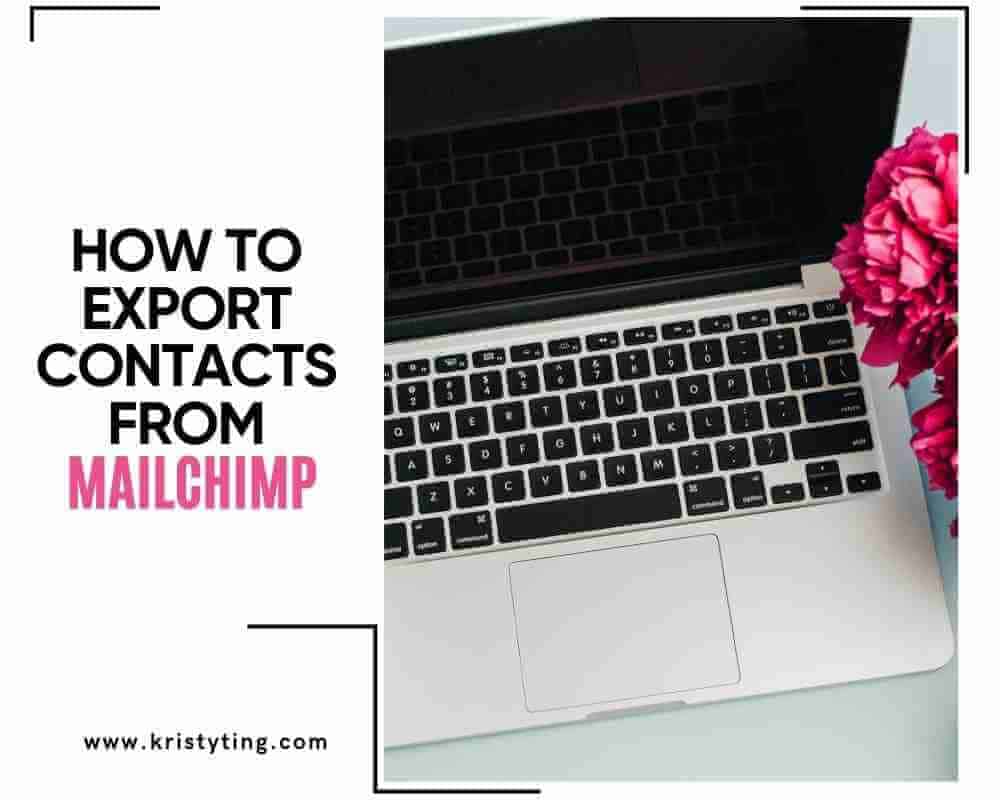 How to export contacts from mailchimp