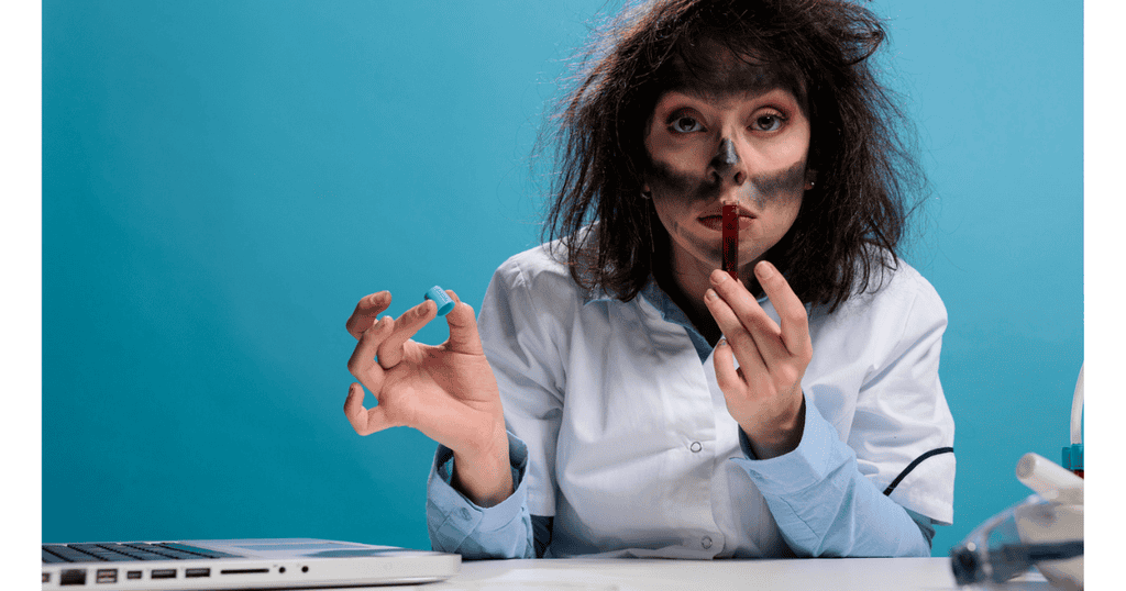 Freelancing Work From Home Part Time: Woman suffering burn out