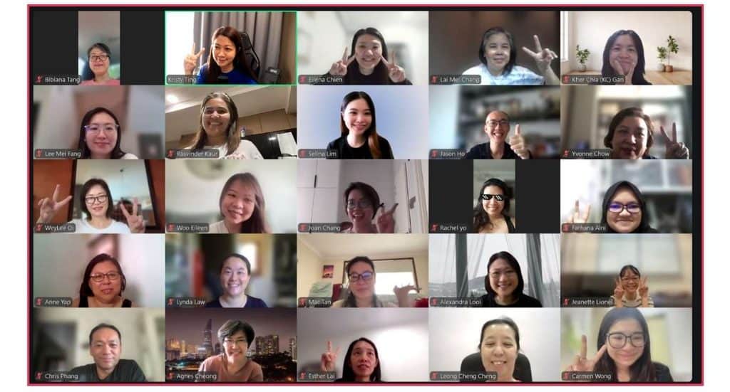 Zoom video conferencing interface screenshot