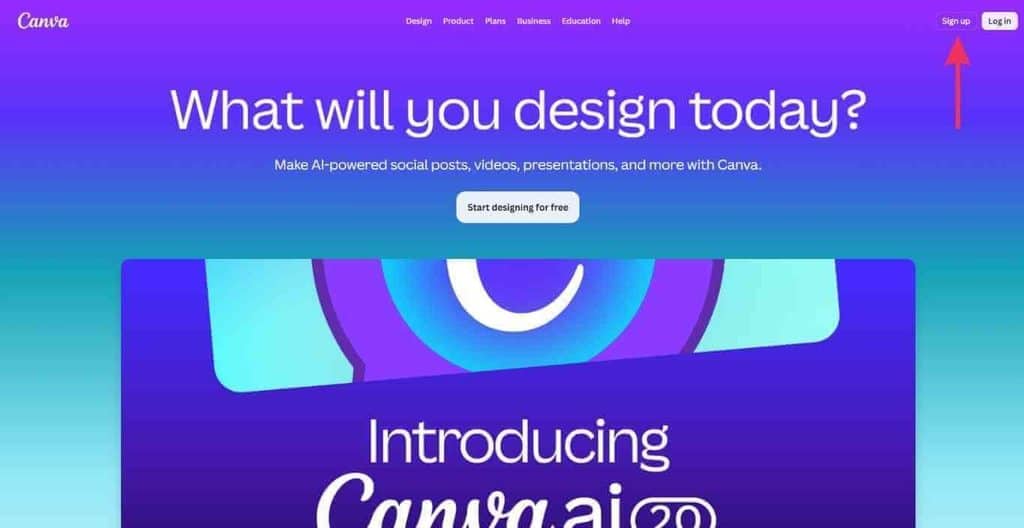 Best Freelancer Tools: Canva official website homepage