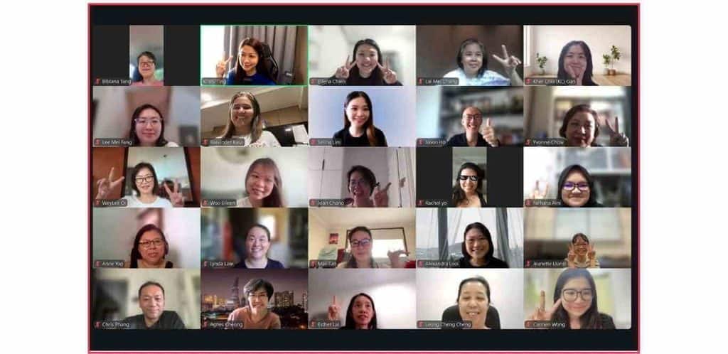 Zoom video conferencing interface screenshot