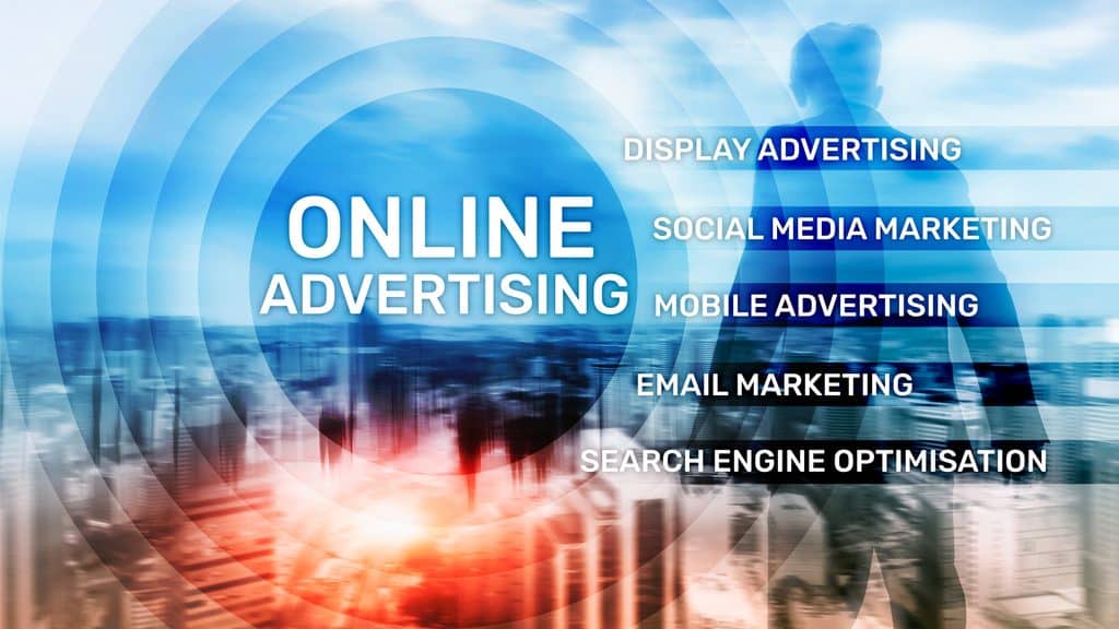 Online advertising types displayed in the picture