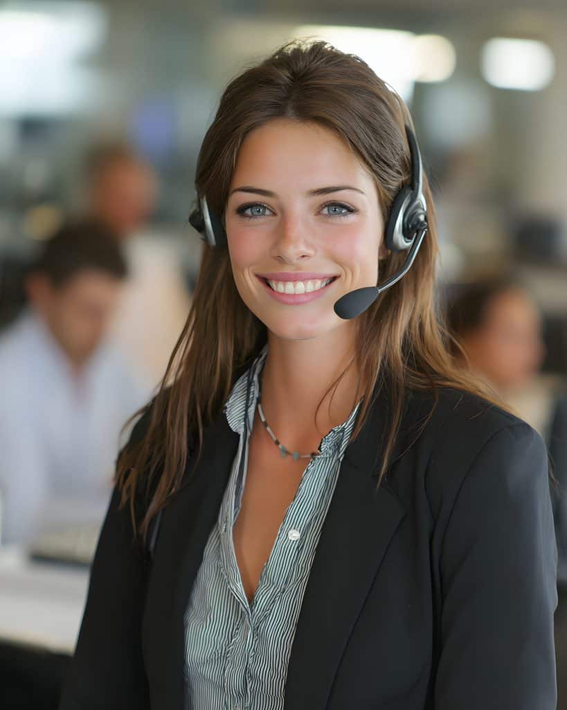 A woman ready to reach out to her clients whom were almost ready to convert