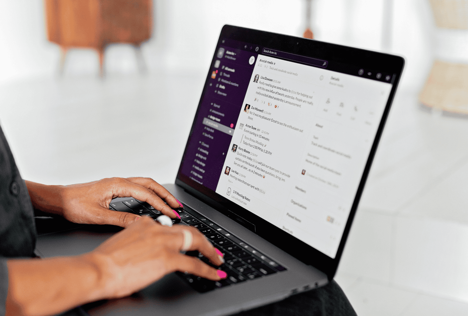 Virtual assistant managing client communications and online team messages while learning how to get freelance clients.